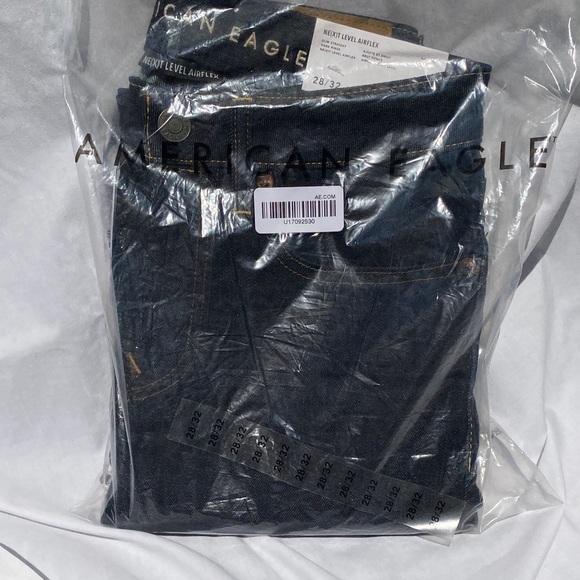 American Eagle Men’s Dark Rinse NE(X)T Level Airflex Jeans Men’s 28/32 slim NWT - Picture 6 of 6